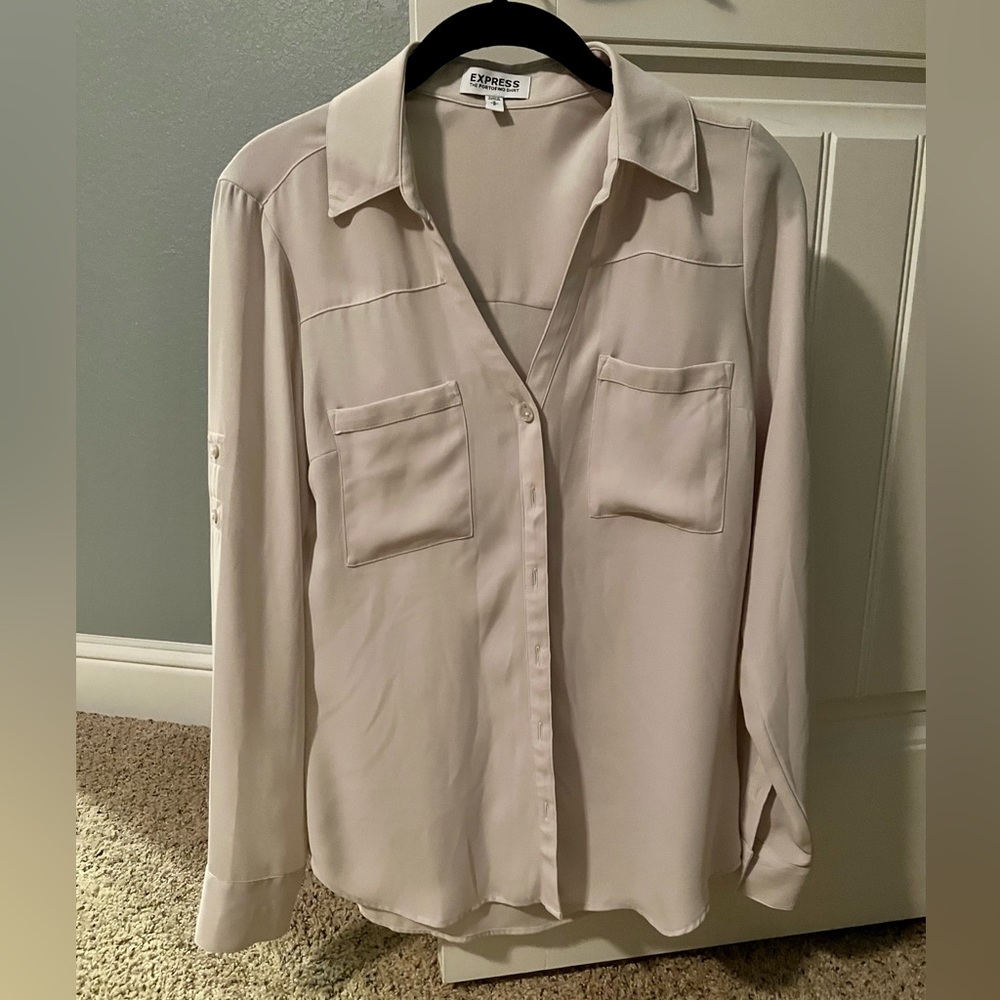 Express size small silk blouse